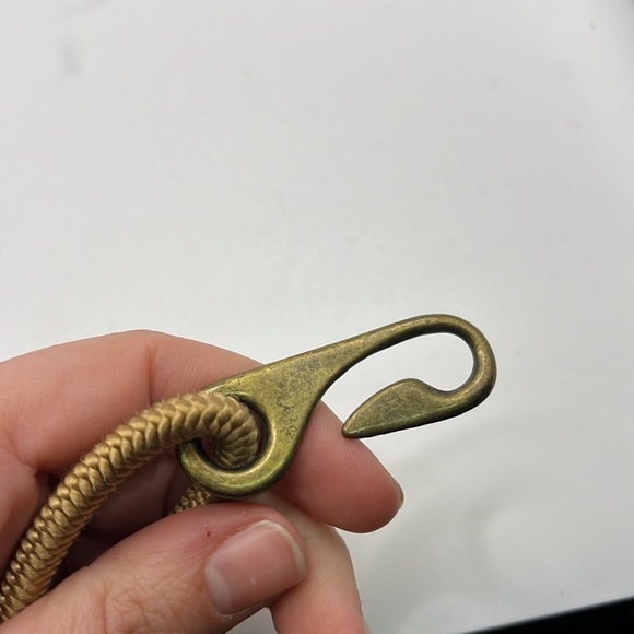 Womens Fashion Belt Gold Tone Metal Brown Boho Hippie Bulky Waist - Picture 11 of 12